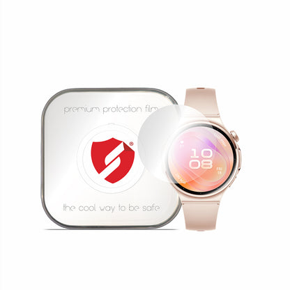 Película de Proteção Smart Protection Premium Classic para Huawei Watch 6 42 mm, Plástico, Conjunto de 4 unidades