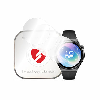 Folie de Proteção Smart Protection Premium Classic para Huawei Watch 6 46 mm, Plástico, Conjunto de 4 unidades