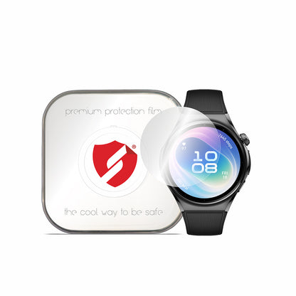 Folie de Proteção Smart Protection Premium Classic para Huawei Watch 6 46 mm, Plástico, Conjunto de 4 unidades