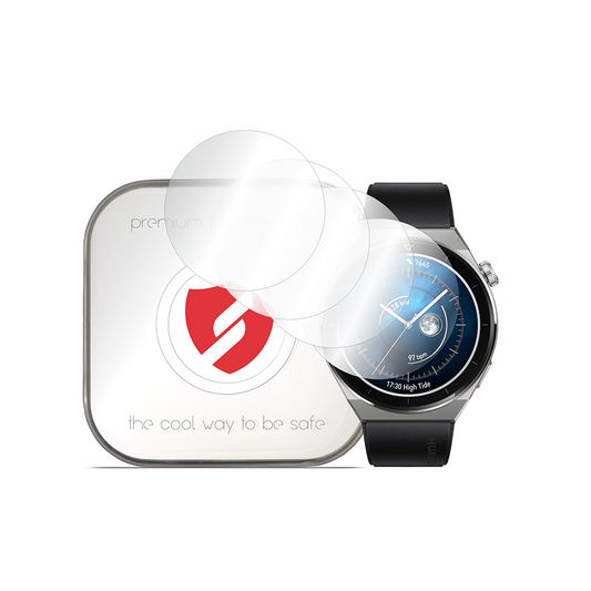 Película de Proteção Smart Protection Premium Classic para Huawei Watch GT 3 Pro 46mm, Conjunto de 4 unidades, Plástico