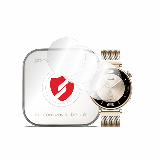 Película de Proteção Smart Protection Premium Classic para Huawei Watch GT 4 41mm, Conjunto de 4 unidades, Plástico