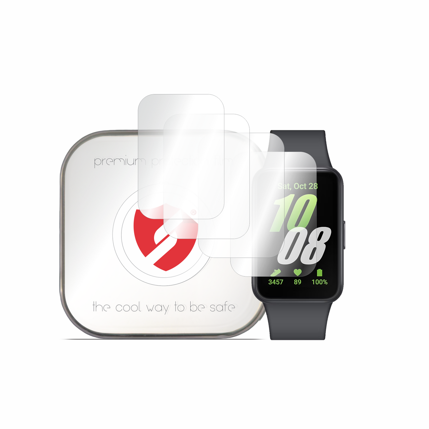 Película de Proteção Smart Protection Premium Classic para Samsung Galaxy Fit3 R39M, Conjunto de 4 unidades, Plástico