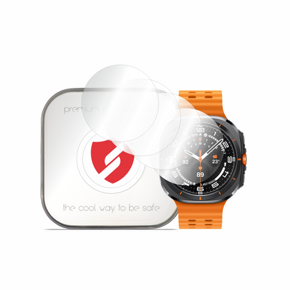Película de Proteção Smart Protection Premium Classic para Samsung Galaxy Watch Ultra, Conjunto de 4 unidades, Plástico