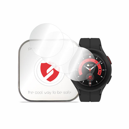 Película de Proteção Smart Protection Premium Classic para Samsung Galaxy Watch5 Pro 45mm, Conjunto de 4 unidades, Plástico