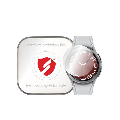 Película de Proteção Smart Protection Premium Classic para Samsung Galaxy Watch6 Classic 43mm, Conjunto de 4 unidades, Plástico