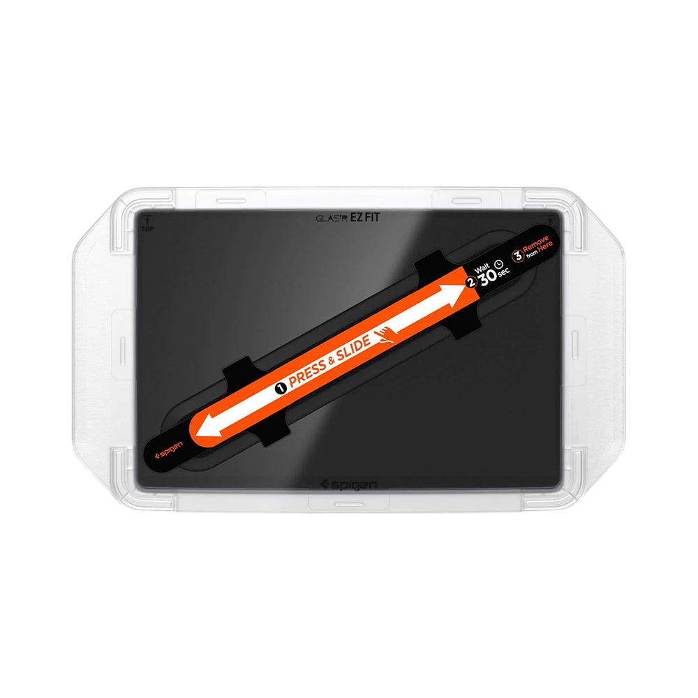 Película de Proteção Spigen GlastR EZ FIT Anti-Glare FC para o Ecrã de Navegação Tesla Y (2026 / 2025) / 3 (2026 / 2025 / 2024), Vidro Temperado AGL07152