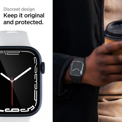 Película Protetora Spigen Neo Flex para Apple Watch 45mm / 44mm / 42mm Series, Conjunto de 3 peças, Plástico AFL04049