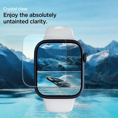 Película Protetora Spigen Neo Flex para Apple Watch 45mm / 44mm / 42mm Series, Conjunto de 3 peças, Plástico AFL04049