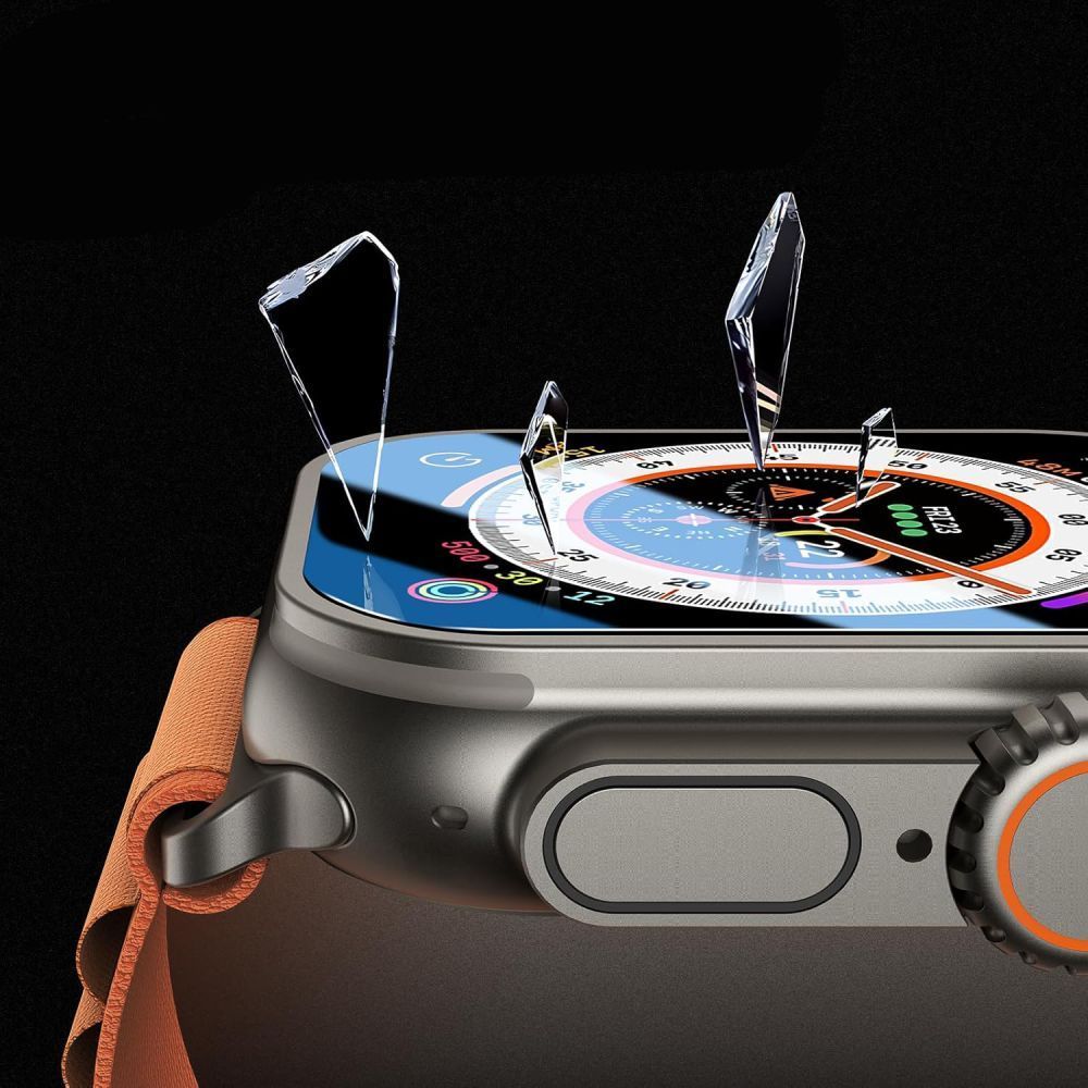 Película Protetora Tech-Protect Easy Set+ para Huawei Watch GT 5 41mm, Conjunto de 2 peças, Vidro Temperado
