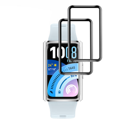 Película Protetora Techsuit Nano Flex para Huawei Band 11 Pro, Conjunto de 2 peças, Plástico, Preta