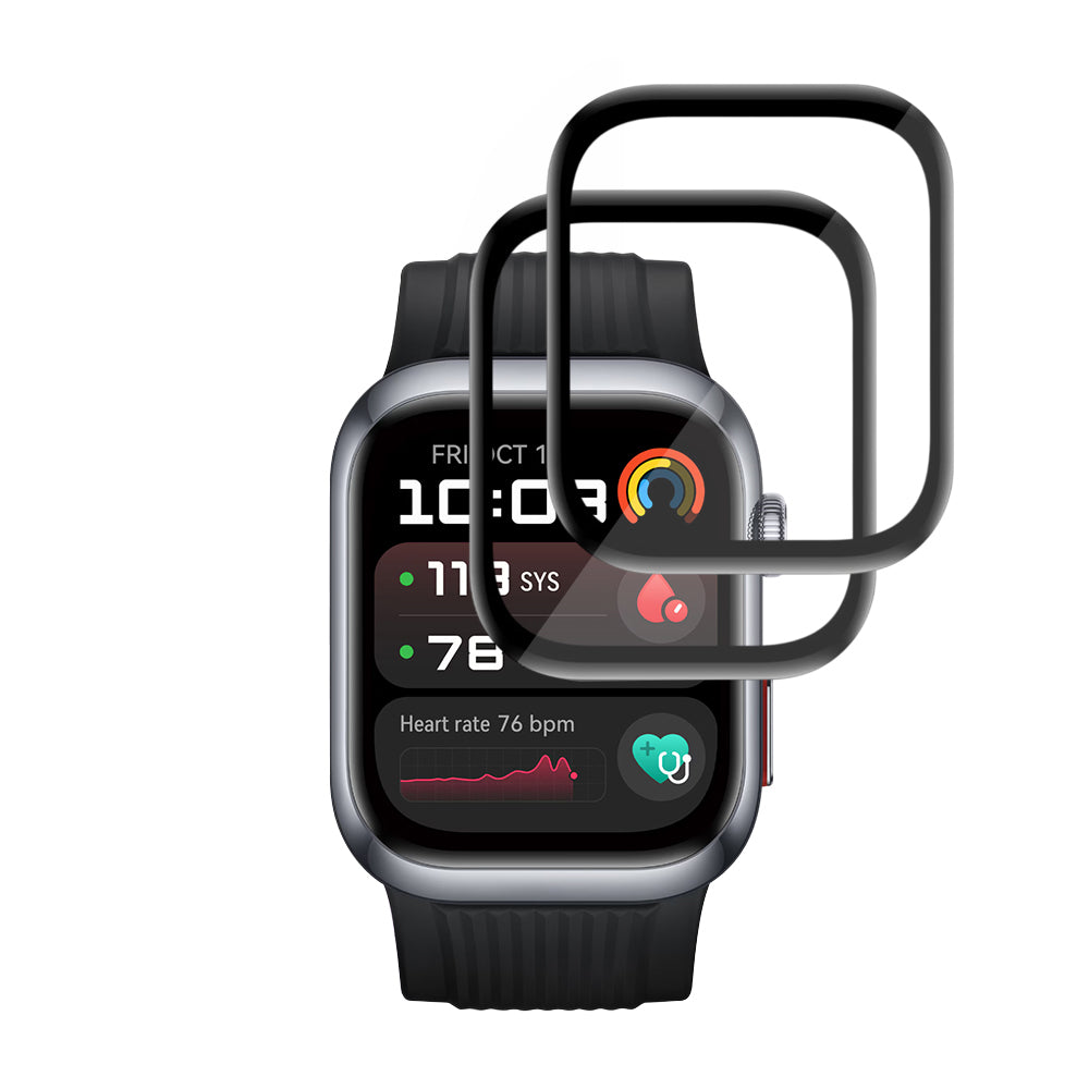 Película Protetora Techsuit Nano Flex para Huawei Watch D2, Conjunto de 2 peças, Plástico, Preta
