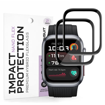 Película Protetora Techsuit Nano Flex para Huawei Watch D2, Conjunto de 2 peças, Plástico, Preta
