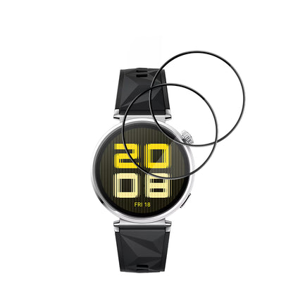 Película Protetora Techsuit Nano Flex para Huawei Watch GT 5 41mm, Conjunto de 2 peças, Plástico, Preta