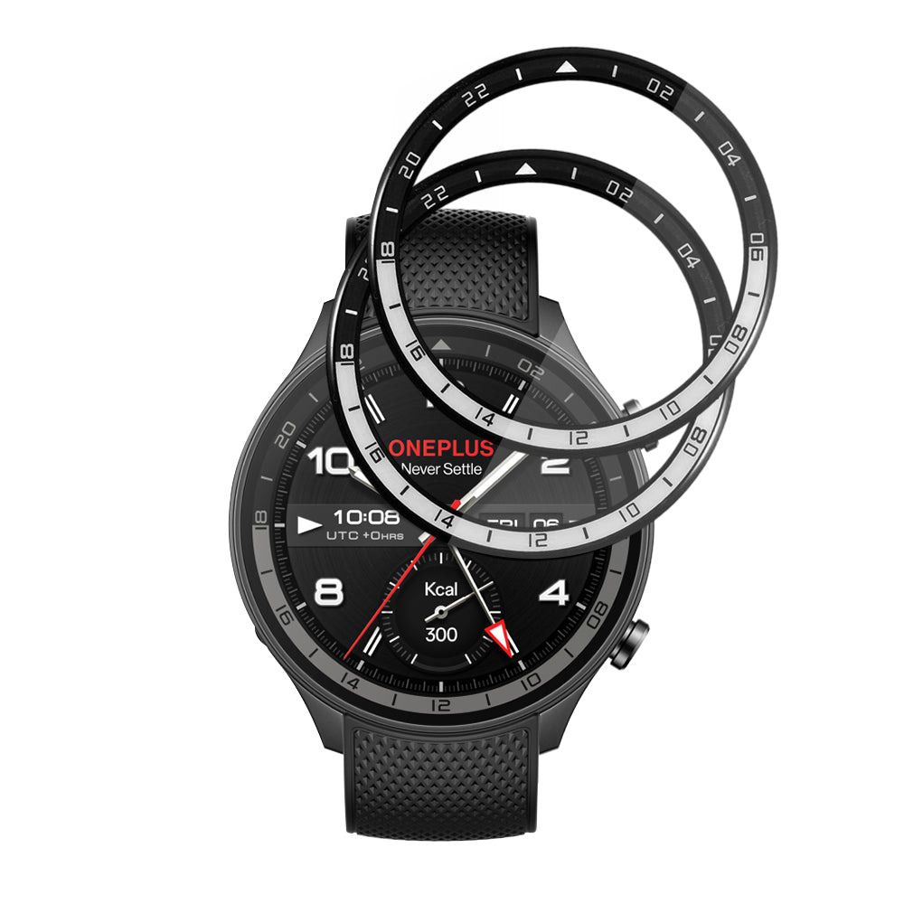 Película Protetora Techsuit Nano Flex para OnePlus Watch 2R, Conjunto de 2 peças, Plástico, Preta