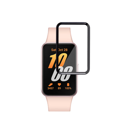 Película de Proteção Techsuit Nano Flex para Samsung Galaxy Fit3 R39M, Conjunto de 2 unidades, Plástico, Preto