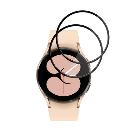 Película Protetora Techsuit Nano Flex para Samsung Galaxy Watch4 40mm, Conjunto de 2 peças, Plástico, Preta