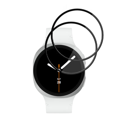 Película Protetora Techsuit Nano Flex para Samsung Galaxy Watch8 44mm, Conjunto de 2 peças, Plástico, Preta