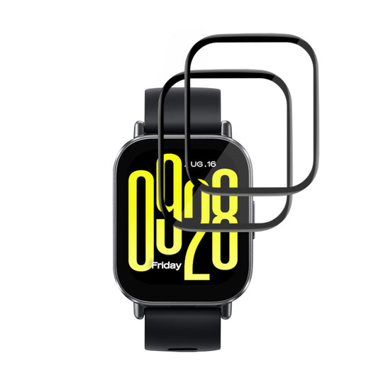 Película Protetora Techsuit Nano Flex para Xiaomi Redmi Watch 5 Active, Conjunto de 2 peças, Plástico, Preta