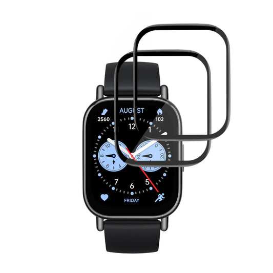 Película Protetora Techsuit Nano Flex para Xiaomi Redmi Watch 5 Lite, Conjunto de 2 peças, Plástico, Preta