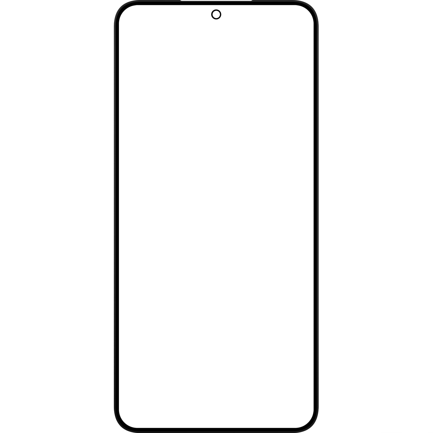 Vidro Ecrã + OCA Forward Shield para Samsung Galaxy S22+ 5G S906, Preto