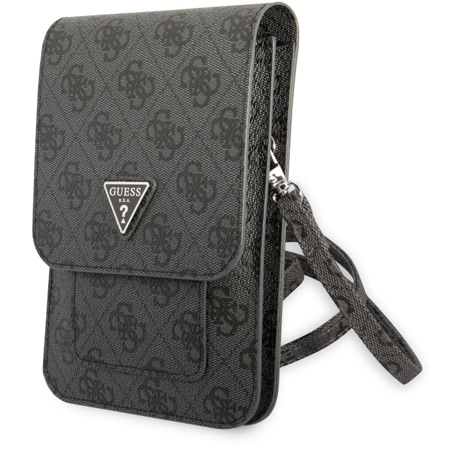 Bolsa Universal para Telefone, Guess, 4G Triangle Logo, Preta