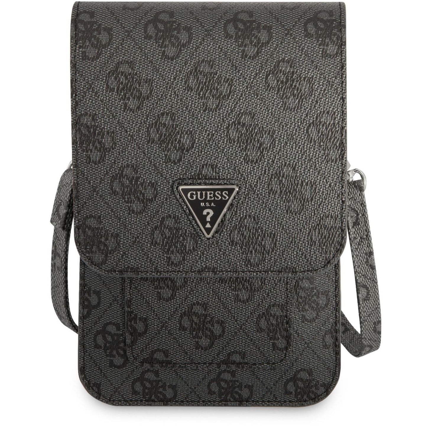 Bolsa Universal para Telefone, Guess, 4G Triangle Logo, Preta