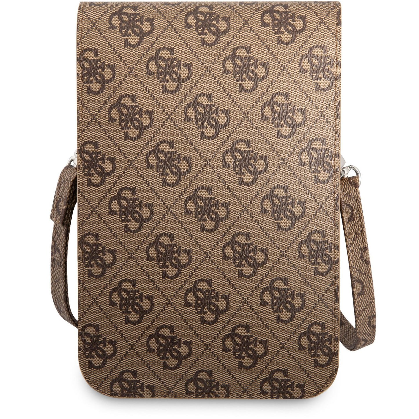 Bolsa Universal para Telefone, Guess, 4G Triangle Logo, Castanho