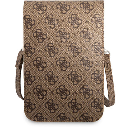 Bolsa Universal para Telefone, Guess, 4G Triangle Logo, Castanho