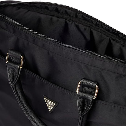 Mala Guess Triangle Logo para Portátil 16 polegadas, Preta
