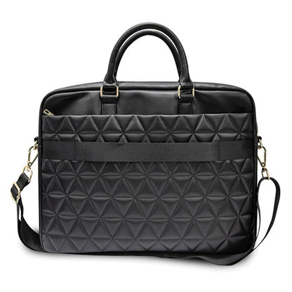 Mala Guess Quilted para Laptop 15 polegadas, Preta