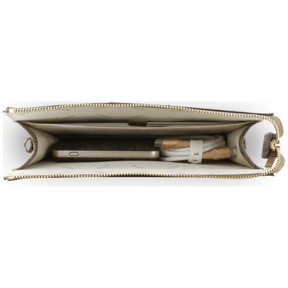 Bolsa Universal para Telemóvel, Guess, 4G Round Classic Logo Stripe, Castanha