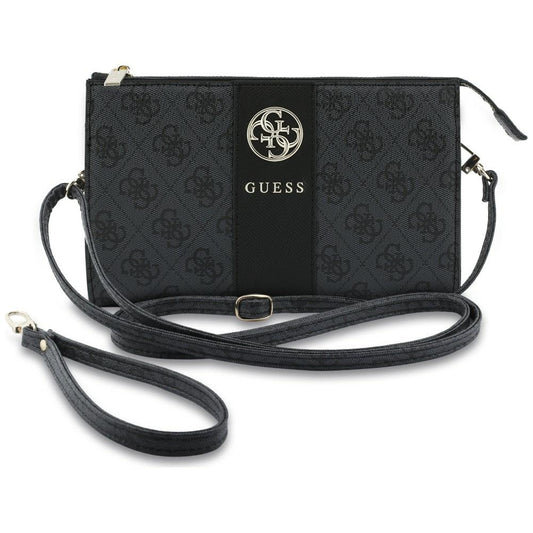 Bolsa Universal para Telemóvel, Guess, 4G Round Classic Logo Stripe, Preta