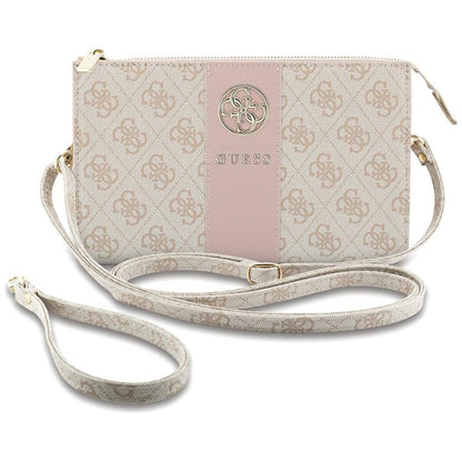 Bolsa Universal para Telemóvel, Guess, 4G Round Classic Logo Stripe, Rosa