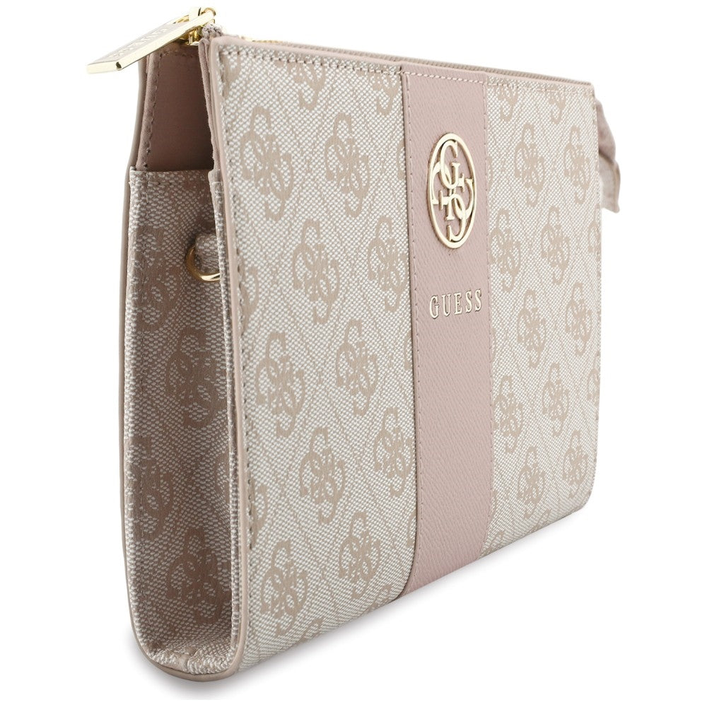 Bolsa Universal para Telemóvel, Guess, 4G Round Classic Logo Stripe, Rosa