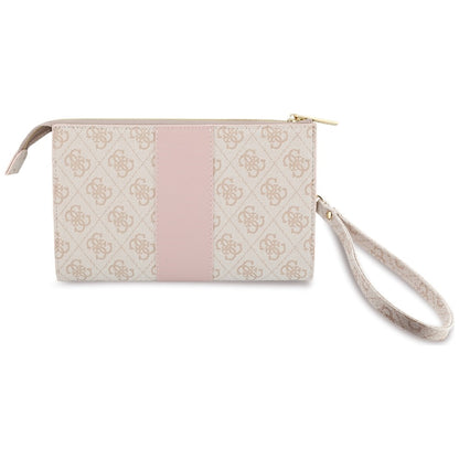 Bolsa Universal para Telemóvel, Guess, 4G Round Classic Logo Stripe, Rosa