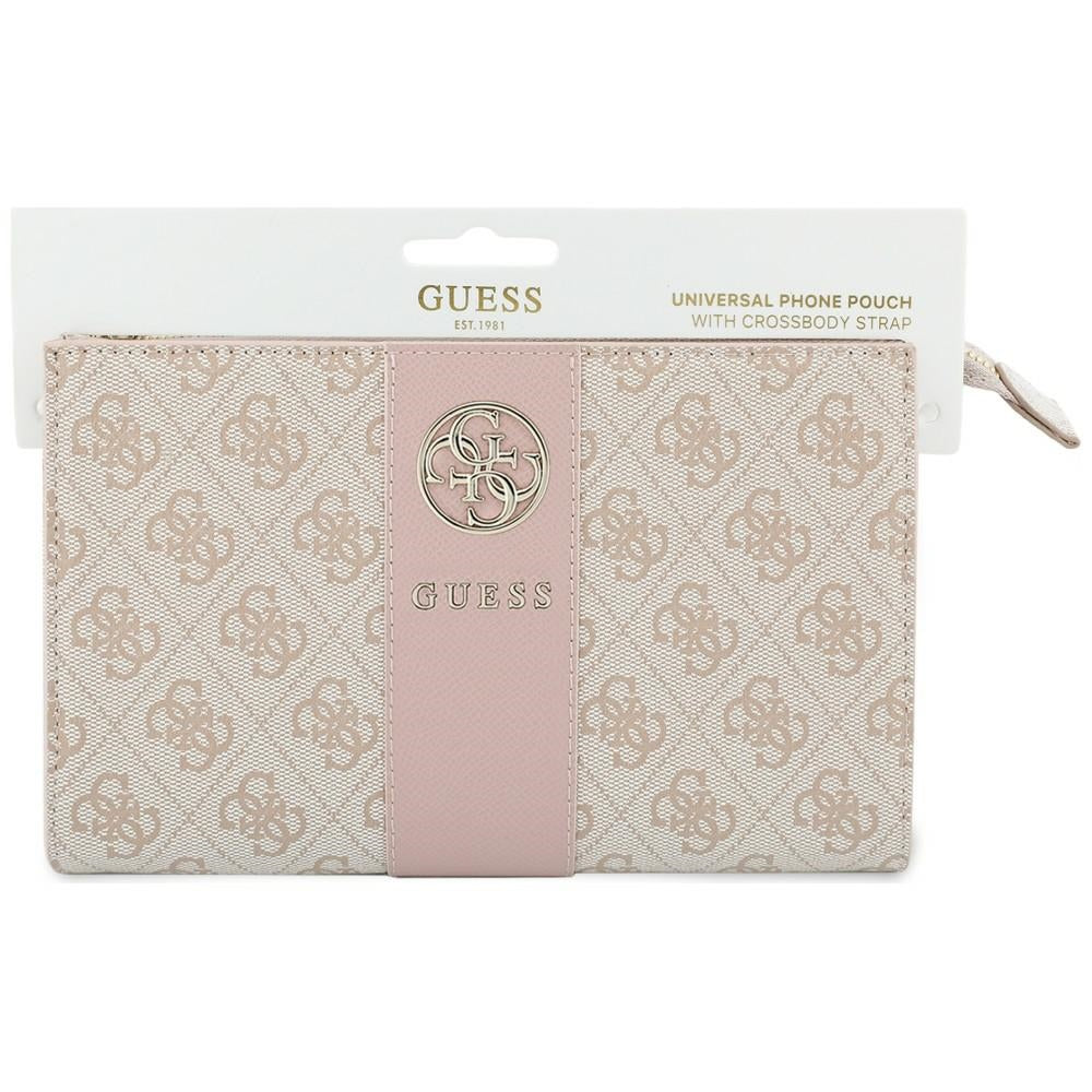 Bolsa Universal para Telemóvel, Guess, 4G Round Classic Logo Stripe, Rosa