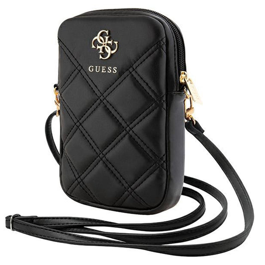Bolsa Universal para Telefone, Guess, Quilted 4G, Preta