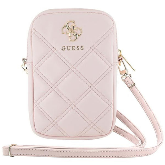 Bolsa Universal para Telefone, Guess, Quilted 4G, Rosa