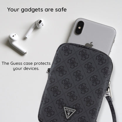 Bolsa Universal para Telefone, Guess, Triangle 4G, Preta