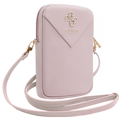 Universal Phone Bag, Guess, Triangle 4G, Pink