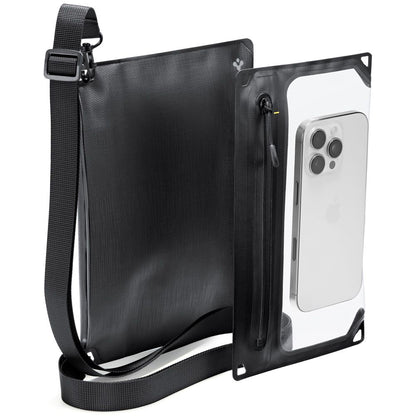 Mala e Capa Impermeável Universal Spigen Crossbag, Preta AMP09746