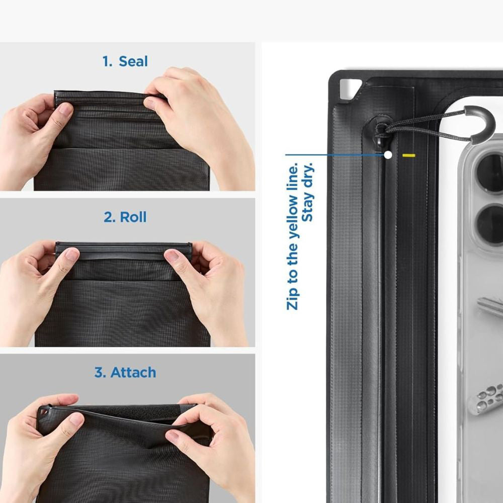 Mala e Capa Impermeável Universal Spigen Crossbag, Preta AMP09746