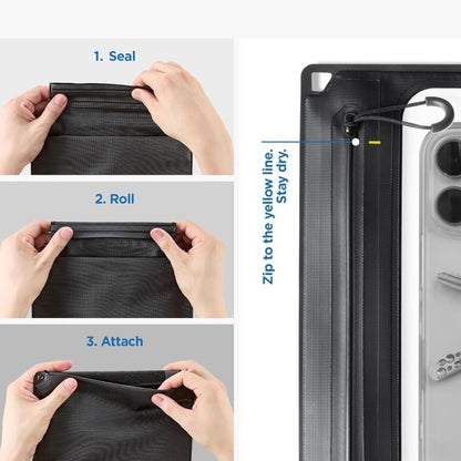 Mala e Capa Impermeável Universal Spigen Crossbag, Preta AMP09746