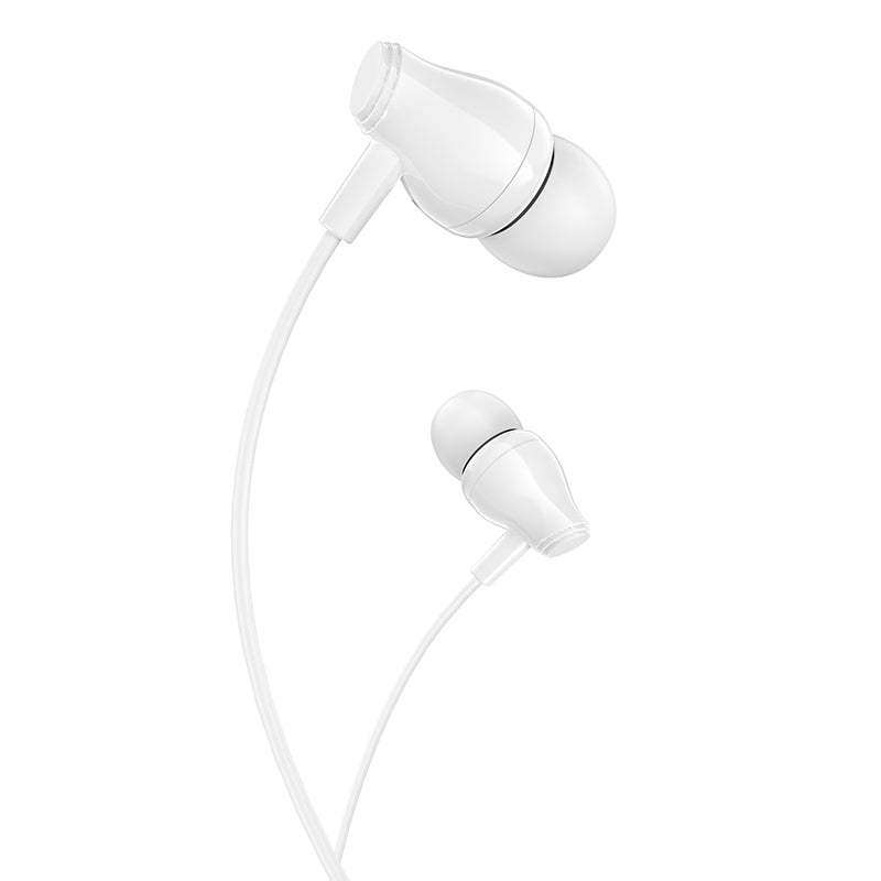 Auricular mãos-livres de 3,5 mm BM61 Wanderer, branco 