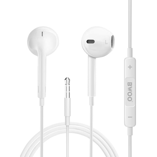 Auriculares Handsfree 3.5mm BWOO HF05, Branco