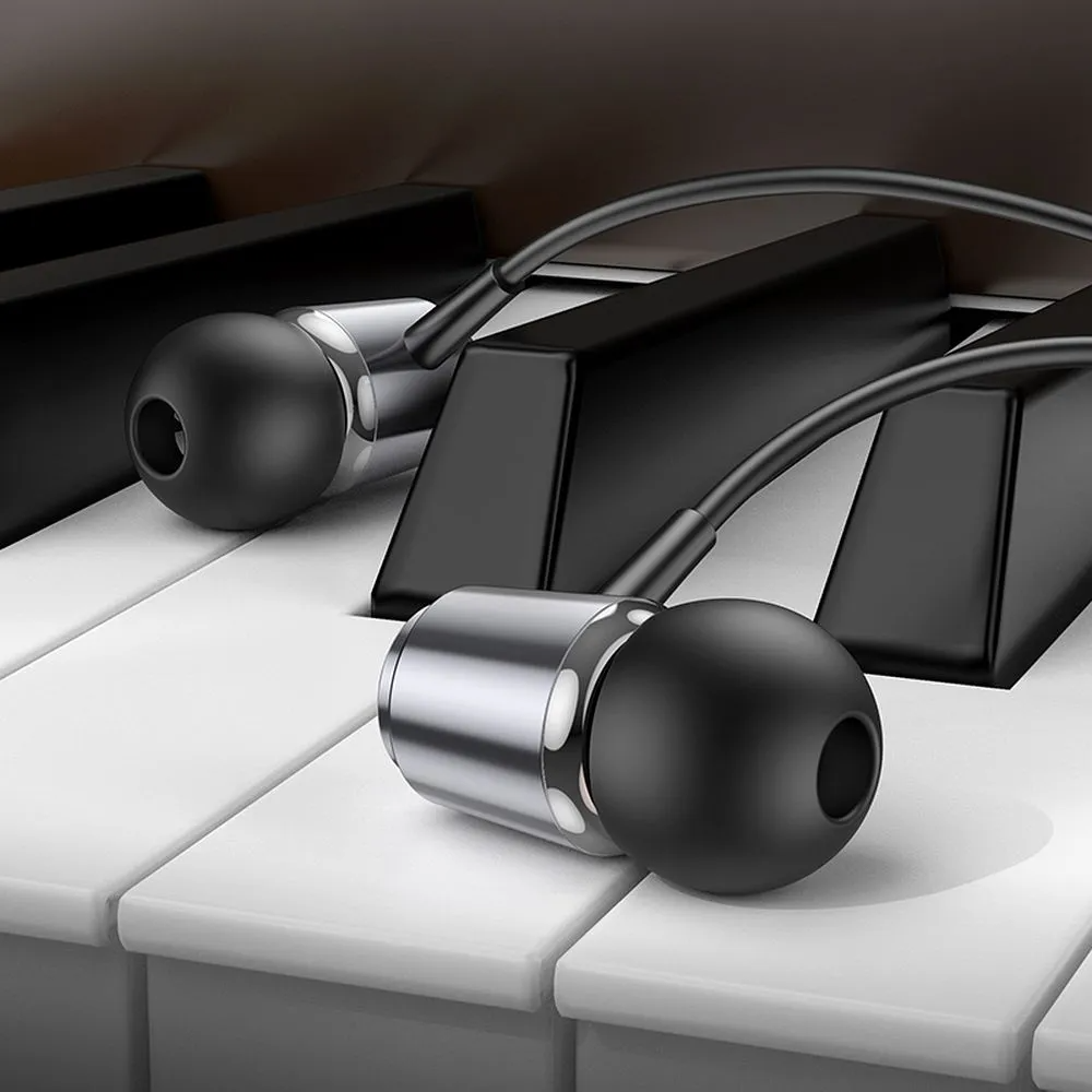 Handsfree 3.5mm HOCO M108, Cinzento