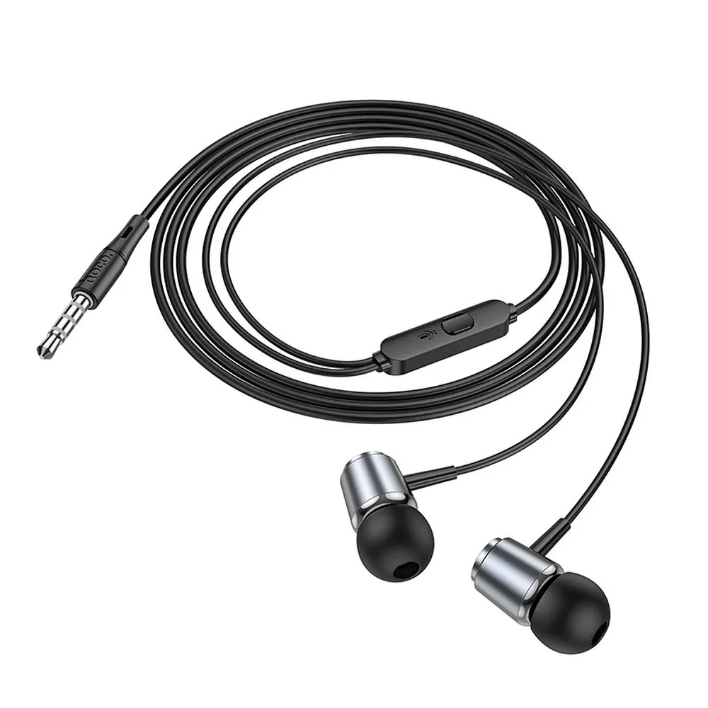 Handsfree 3.5mm HOCO M108, Cinzento