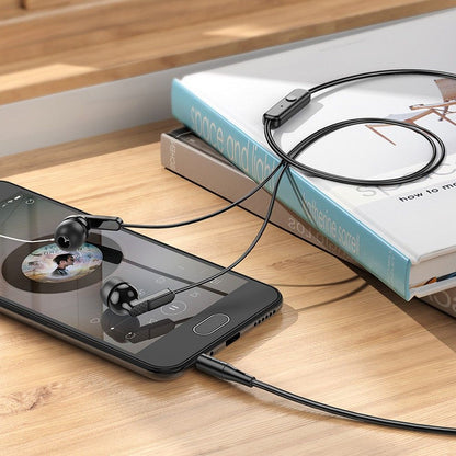 Handsfree 3.5mm HOCO M121, Preto