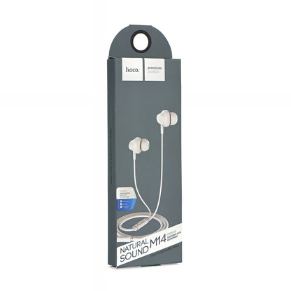 Handsfree 3.5mm HOCO M14, Branco