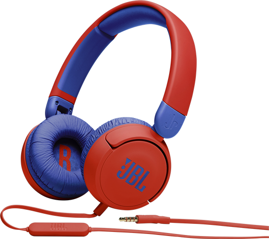 Mãos-livres 3,5 mm JBL JR 310 Kids, Vermelho JBLJR310RED